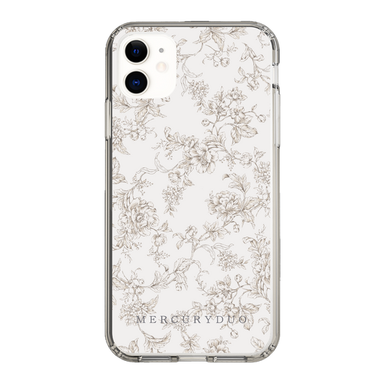 Slim Protection Case［ MERCURYDUO - ToneFlower - Beige ］