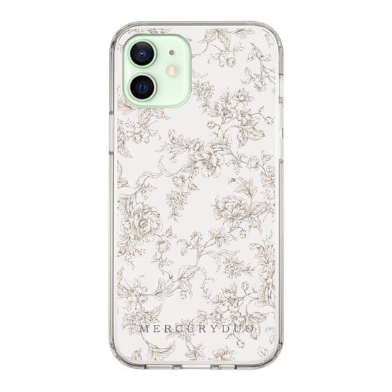 Slim Protection Case［ MERCURYDUO - ToneFlower - Beige ］