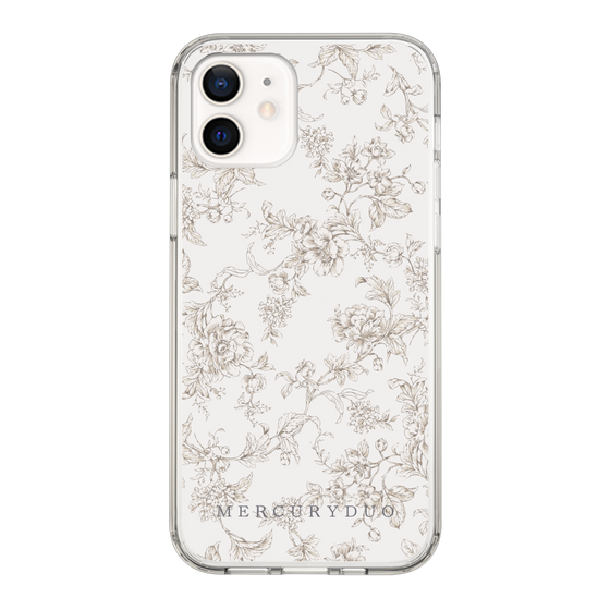 Slim Protection Case［ MERCURYDUO - ToneFlower - Beige ］