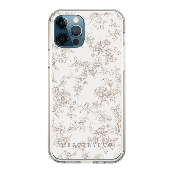 Slim Protection Case［ MERCURYDUO - ToneFlower - Beige ］