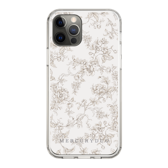 Slim Protection Case［ MERCURYDUO - ToneFlower - Beige ］