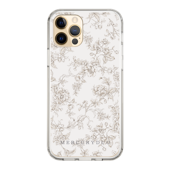 Slim Protection Case［ MERCURYDUO - ToneFlower - Beige ］