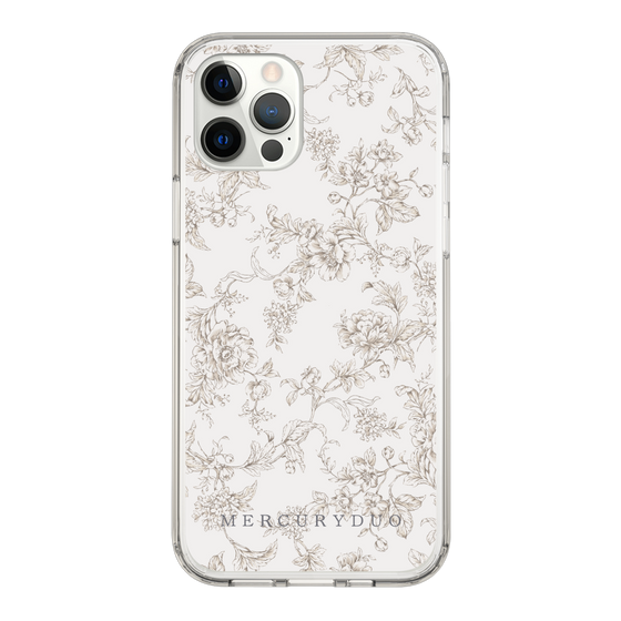 Slim Protection Case［ MERCURYDUO - ToneFlower - Beige ］