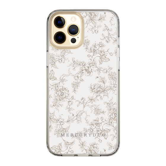Slim Protection Case［ MERCURYDUO - ToneFlower - Beige ］