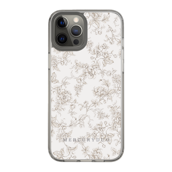 Slim Protection Case［ MERCURYDUO - ToneFlower - Beige ］