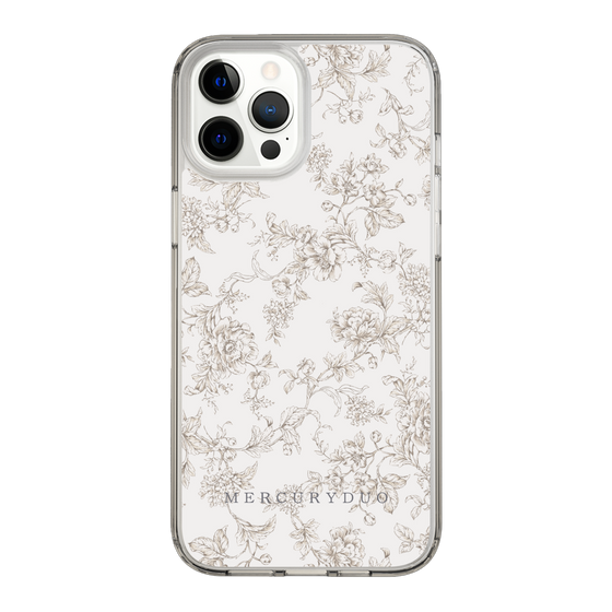 Slim Protection Case［ MERCURYDUO - ToneFlower - Beige ］