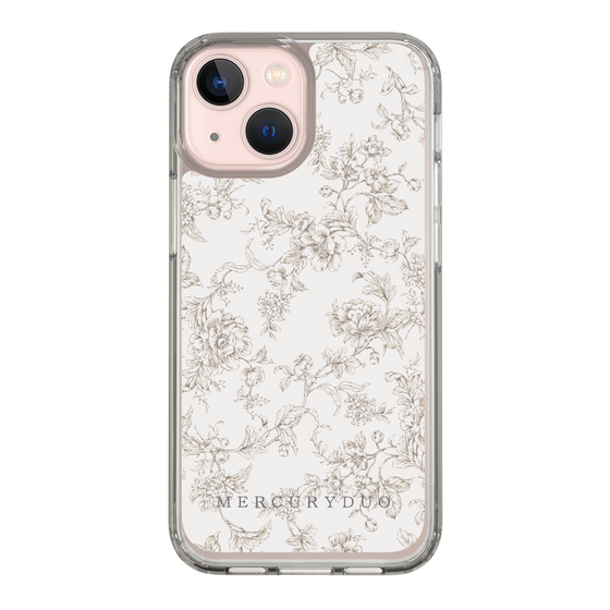 Slim Protection Case［ MERCURYDUO - ToneFlower - Beige ］