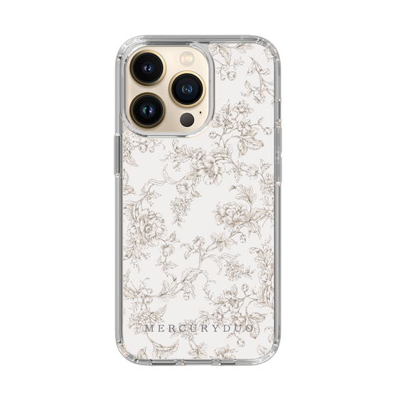 Slim Protection Case［ MERCURYDUO - ToneFlower - Beige ］