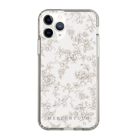 Slim Protection Case［ MERCURYDUO - ToneFlower - Beige ］
