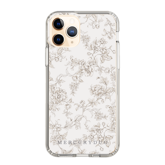 Slim Protection Case［ MERCURYDUO - ToneFlower - Beige ］