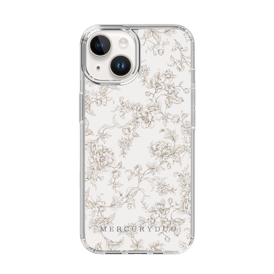 Slim Protection Case［ MERCURYDUO - ToneFlower - Beige ］
