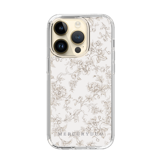 Slim Protection Case［ MERCURYDUO - ToneFlower - Beige ］