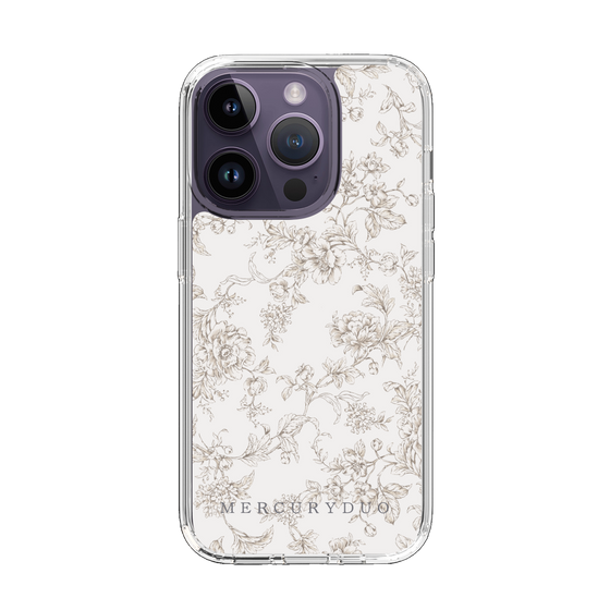 Slim Protection Case［ MERCURYDUO - ToneFlower - Beige ］