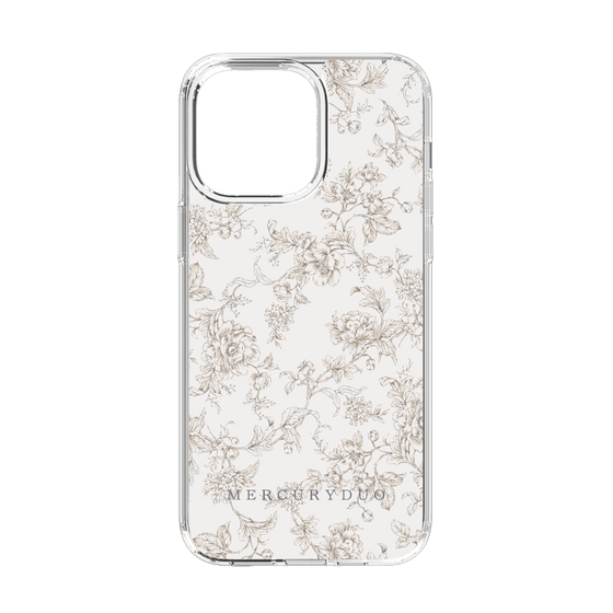 Slim Protection Case［ MERCURYDUO - ToneFlower - Beige ］