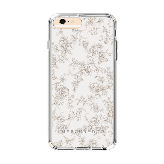 Slim Protection Case［ MERCURYDUO - ToneFlower - Beige ］