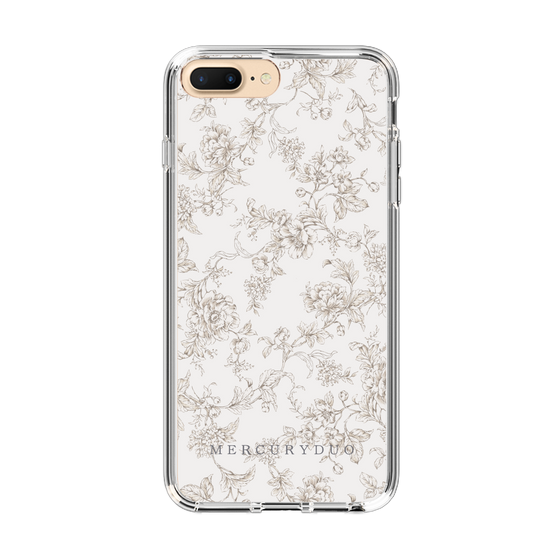 Slim Protection Case［ MERCURYDUO - ToneFlower - Beige ］