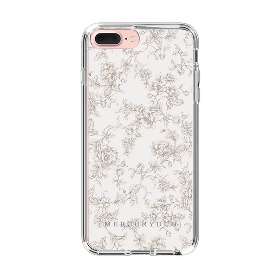 Slim Protection Case［ MERCURYDUO - ToneFlower - Beige ］