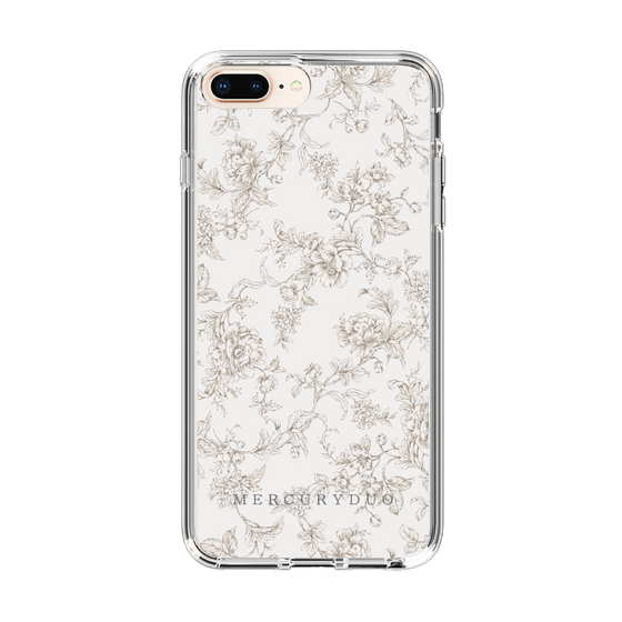 Slim Protection Case［ MERCURYDUO - ToneFlower - Beige ］