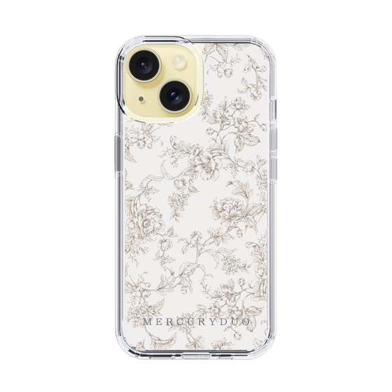Slim Protection Case［ MERCURYDUO - ToneFlower - Beige ］