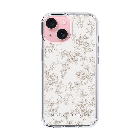 Slim Protection Case［ MERCURYDUO - ToneFlower - Beige ］