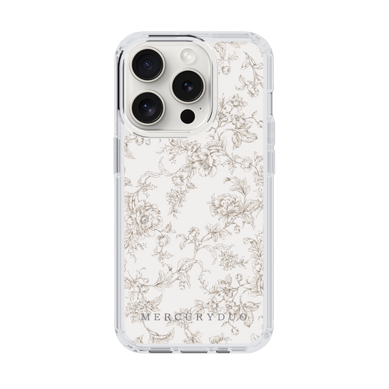 Slim Protection Case［ MERCURYDUO - ToneFlower - Beige ］