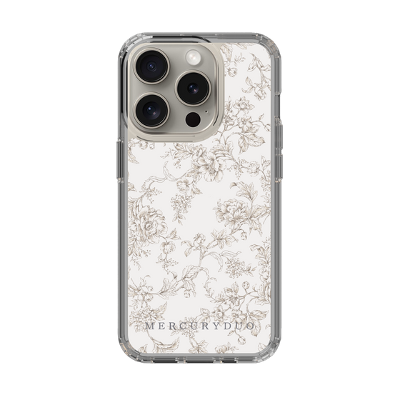 Slim Protection Case［ MERCURYDUO - ToneFlower - Beige ］