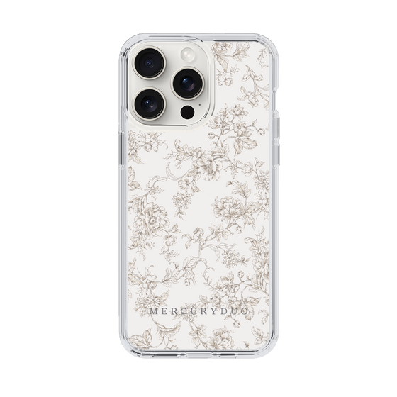 Slim Protection Case［ MERCURYDUO - ToneFlower - Beige ］