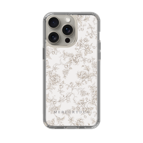 Slim Protection Case［ MERCURYDUO - ToneFlower - Beige ］