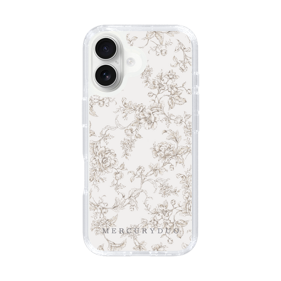 Slim Protection Case［ MERCURYDUO - ToneFlower - Beige ］