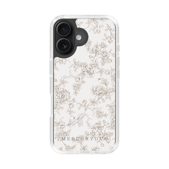 Slim Protection Case［ MERCURYDUO - ToneFlower - Beige ］