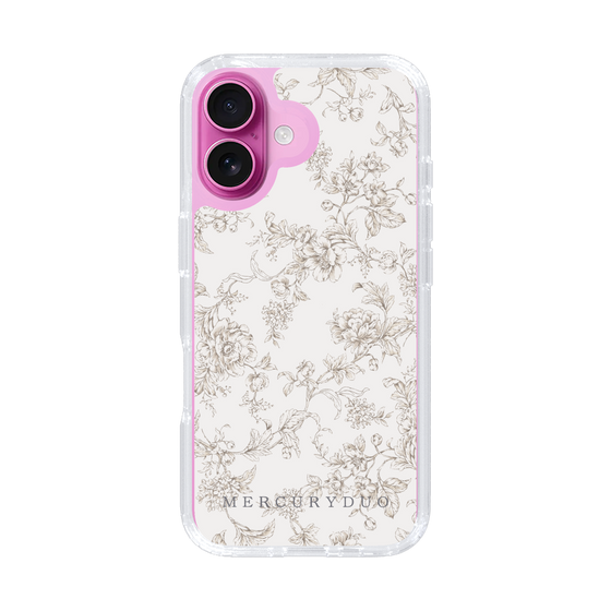 Slim Protection Case［ MERCURYDUO - ToneFlower - Beige ］