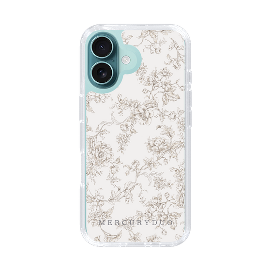Slim Protection Case［ MERCURYDUO - ToneFlower - Beige ］