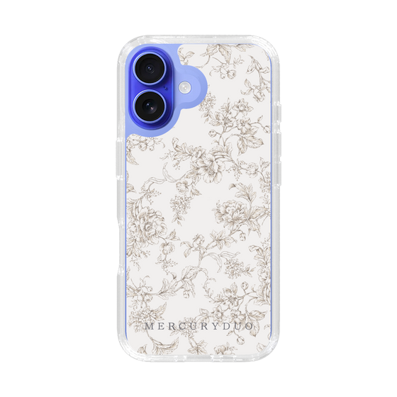 Slim Protection Case［ MERCURYDUO - ToneFlower - Beige ］
