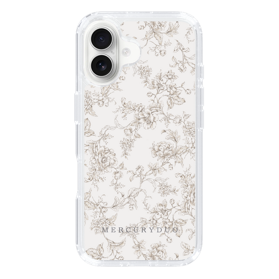 Slim Protection Case［ MERCURYDUO - ToneFlower - Beige ］