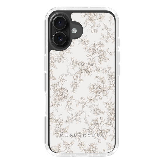 Slim Protection Case［ MERCURYDUO - ToneFlower - Beige ］