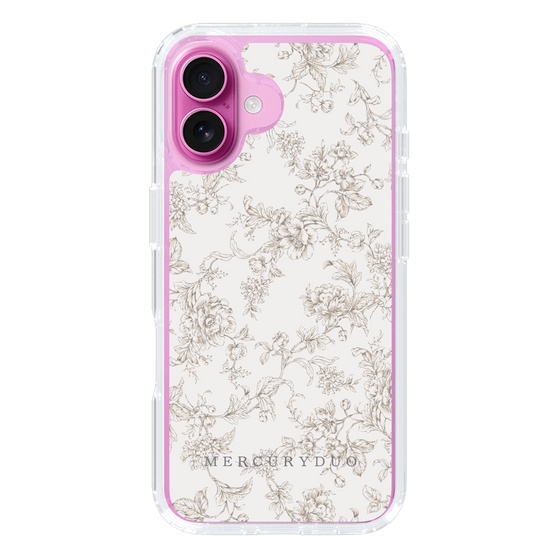 Slim Protection Case［ MERCURYDUO - ToneFlower - Beige ］