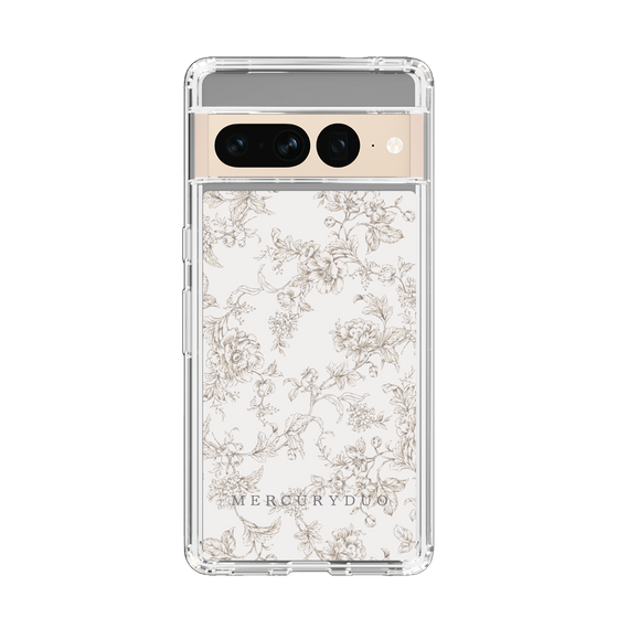 Slim Protection Case［ MERCURYDUO - ToneFlower - Beige ］