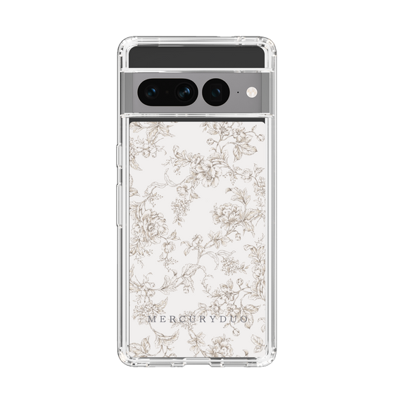 Slim Protection Case［ MERCURYDUO - ToneFlower - Beige ］