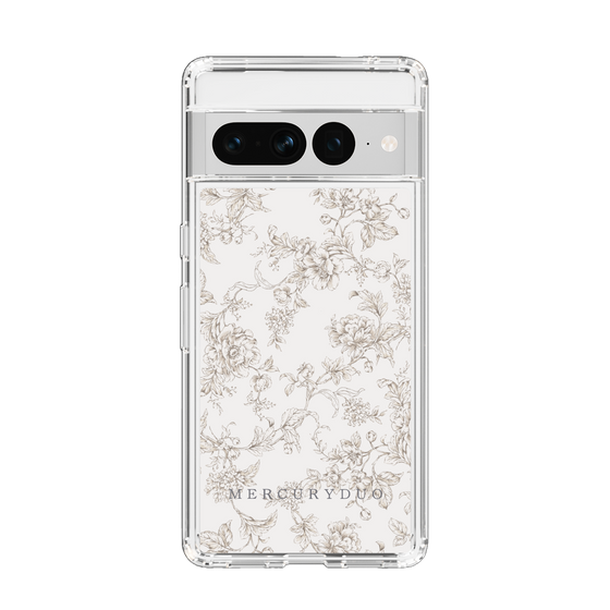 Slim Protection Case［ MERCURYDUO - ToneFlower - Beige ］