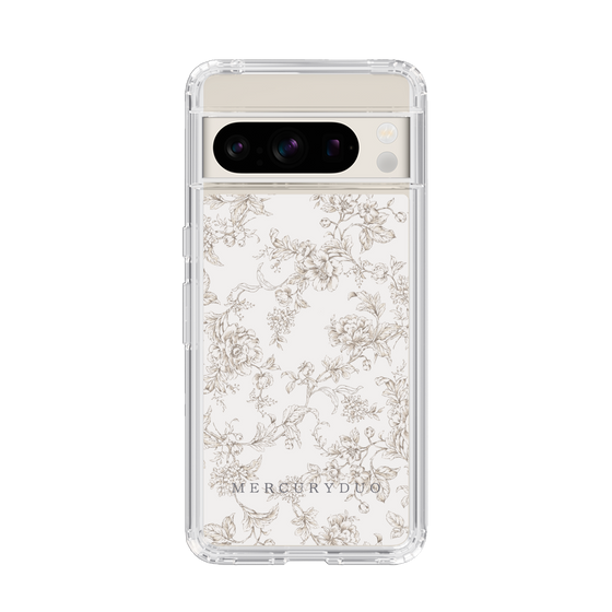 Slim Protection Case［ MERCURYDUO - ToneFlower - Beige ］