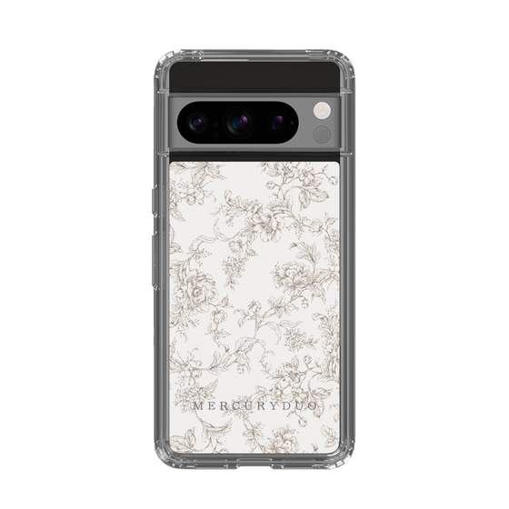 Slim Protection Case［ MERCURYDUO - ToneFlower - Beige ］