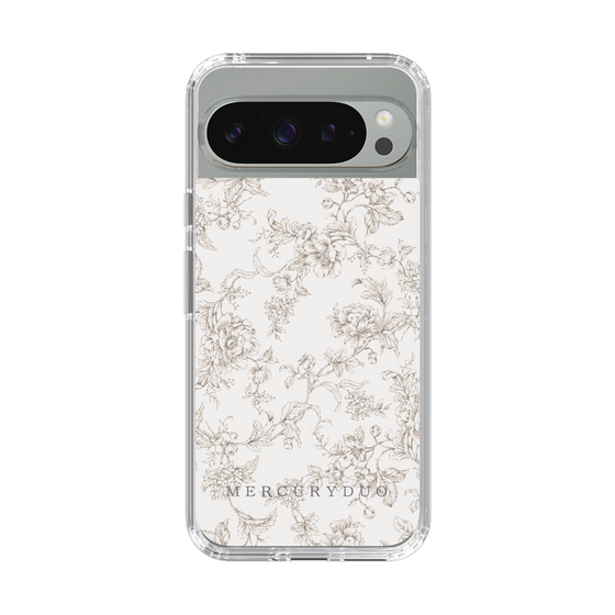 Slim Protection Case［ MERCURYDUO - ToneFlower - Beige ］