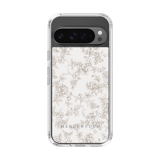 Slim Protection Case［ MERCURYDUO - ToneFlower - Beige ］