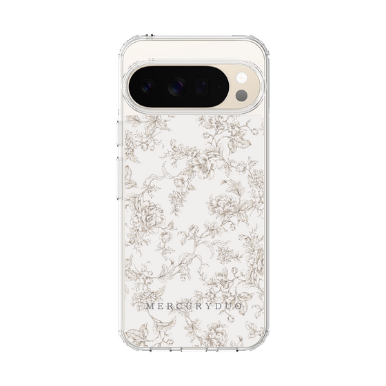Slim Protection Case［ MERCURYDUO - ToneFlower - Beige ］