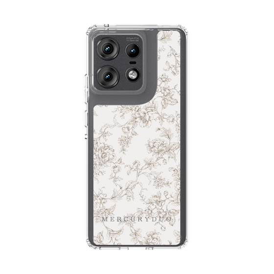 Slim Protection Case［ MERCURYDUO - ToneFlower - Beige ］
