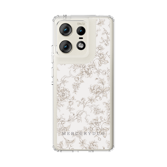 Slim Protection Case［ MERCURYDUO - ToneFlower - Beige ］
