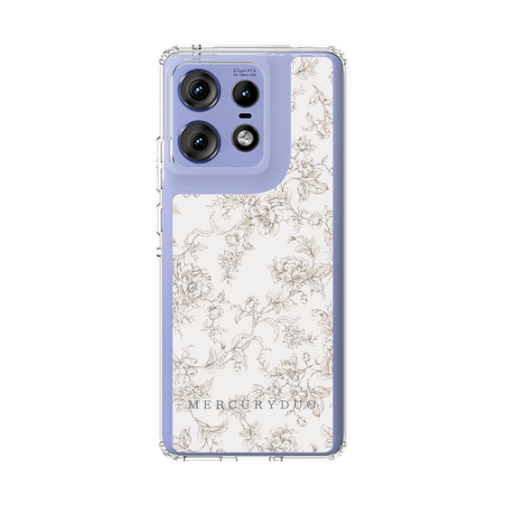 Slim Protection Case［ MERCURYDUO - ToneFlower - Beige ］