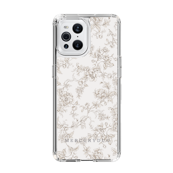 Slim Protection Case［ MERCURYDUO - ToneFlower - Beige ］