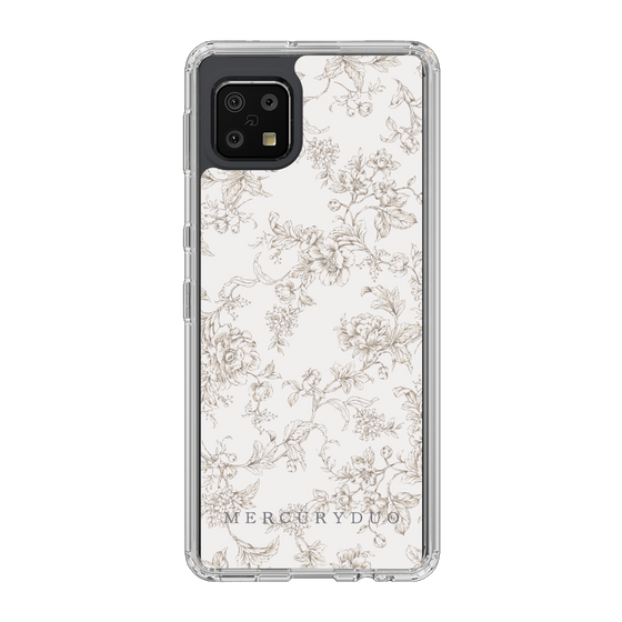 Slim Protection Case［ MERCURYDUO - ToneFlower - Beige ］