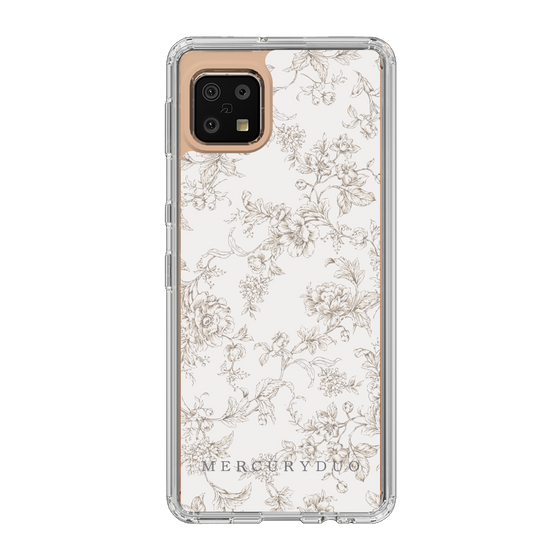Slim Protection Case［ MERCURYDUO - ToneFlower - Beige ］